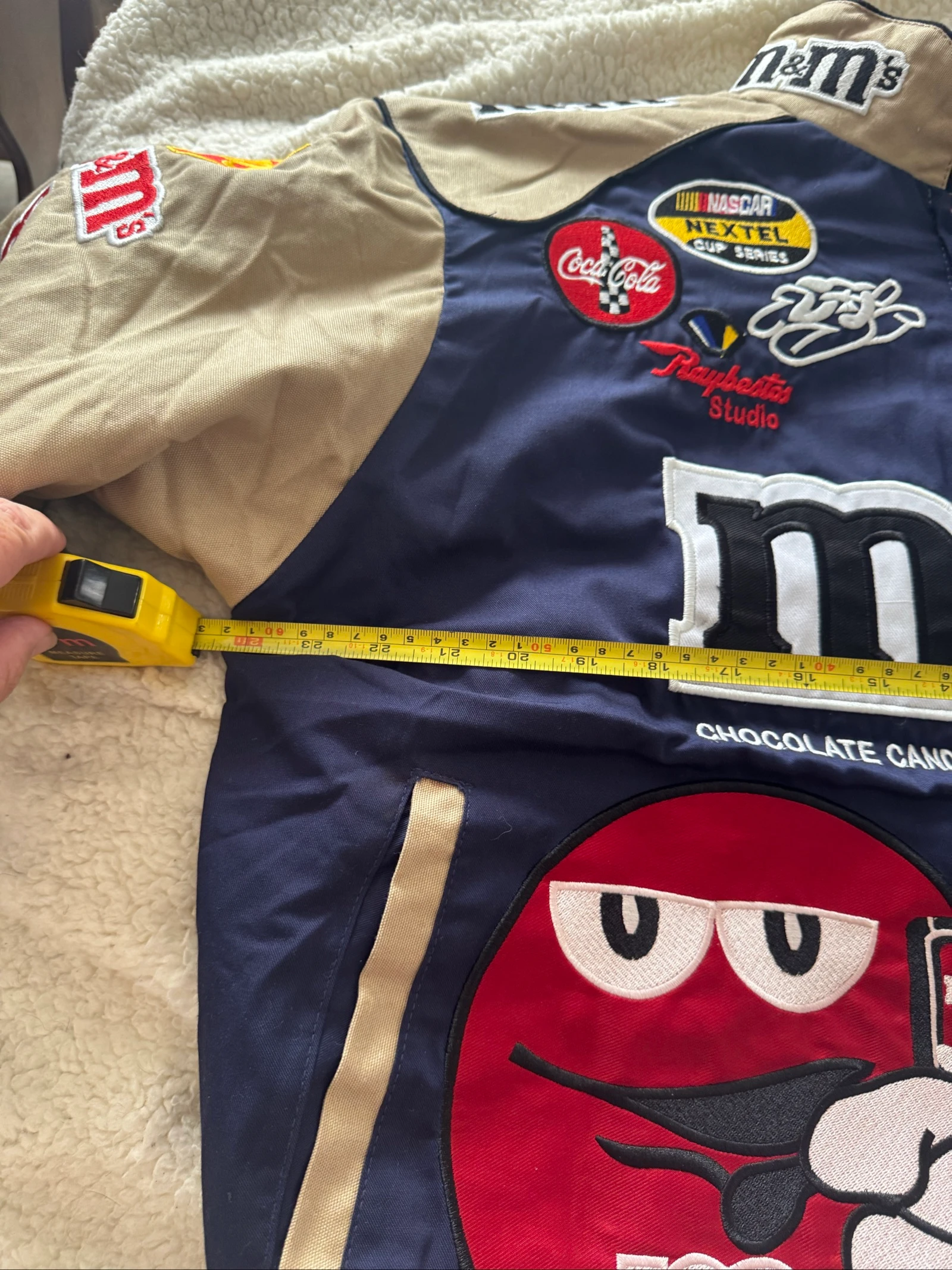 M&M Y2K Veste Bomber Parachute Imperméable Aviateur Top Gun Édition Premium Rétro Vintage 80s – photo 11